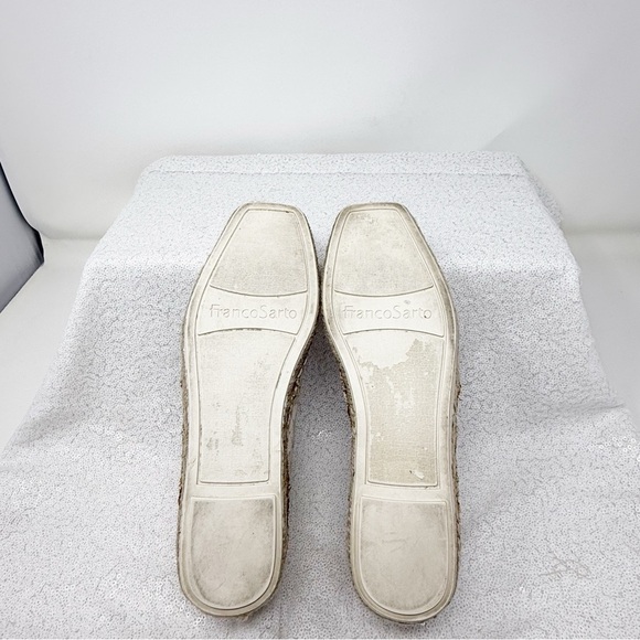 Franco Sarto Espadrille Kenna Snakeskin Espadrille Flats size 7.5W - Picture 8 of 14